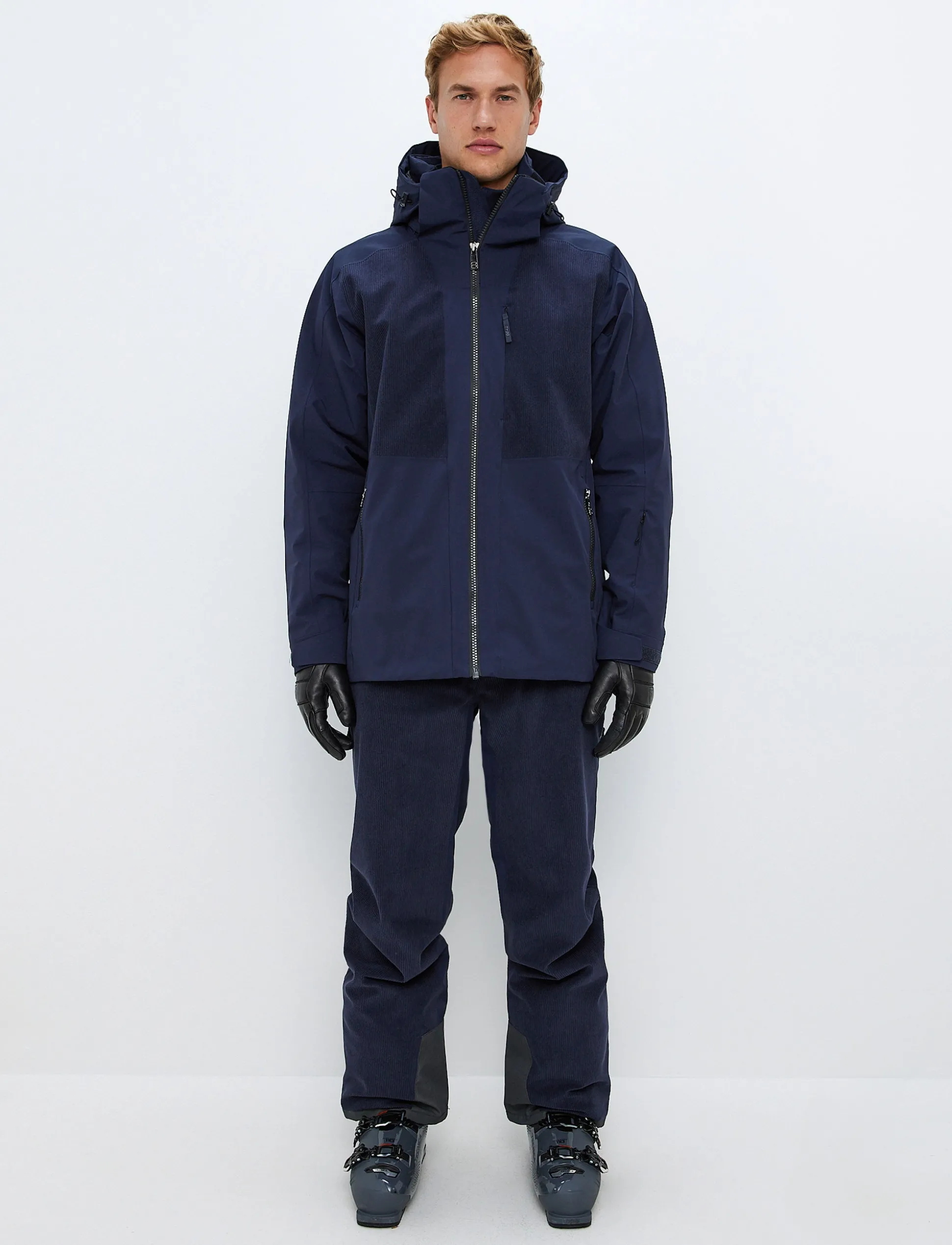 8848 Altitude Andrew Cord Ski Jacket - Navy Outlet