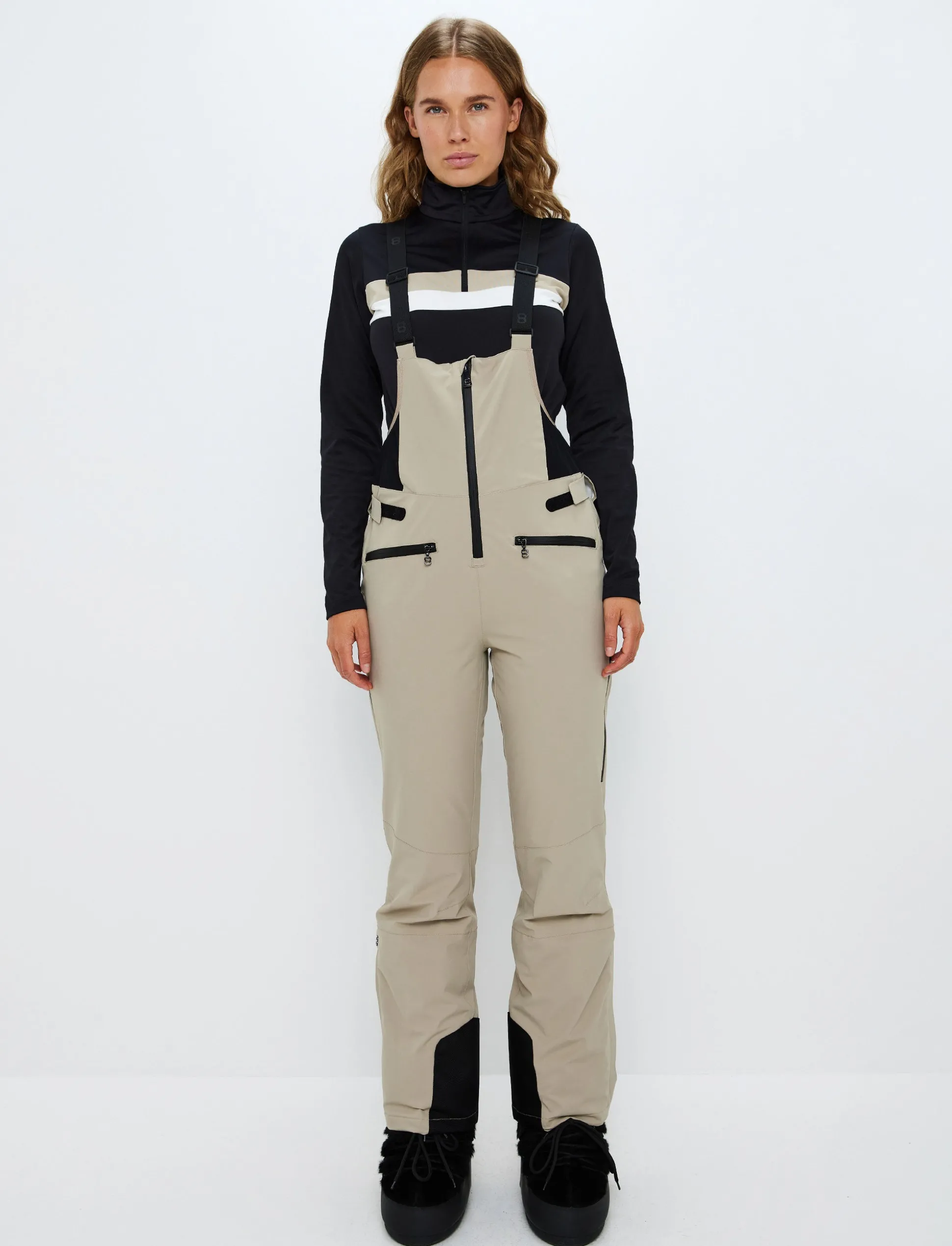 8848 Altitude Daniella 2.0 W Bib Pant - Lt Beige Shop