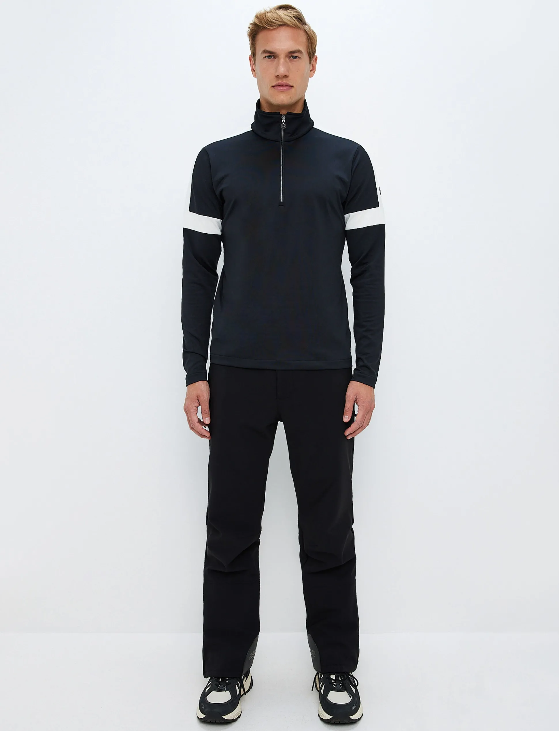 8848 Altitude Dino 1/2 Zip Sweat - Black/White Best