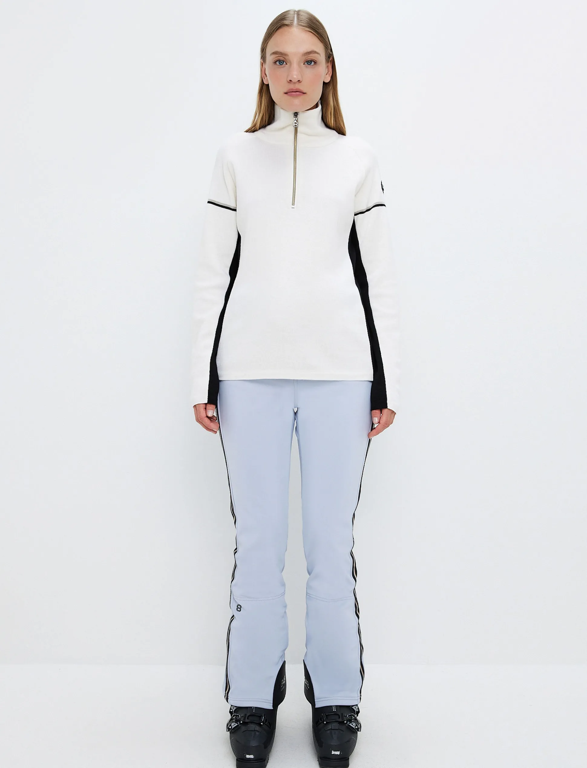 8848 Altitude Ember W Merino Sweat - Blanc Cheap