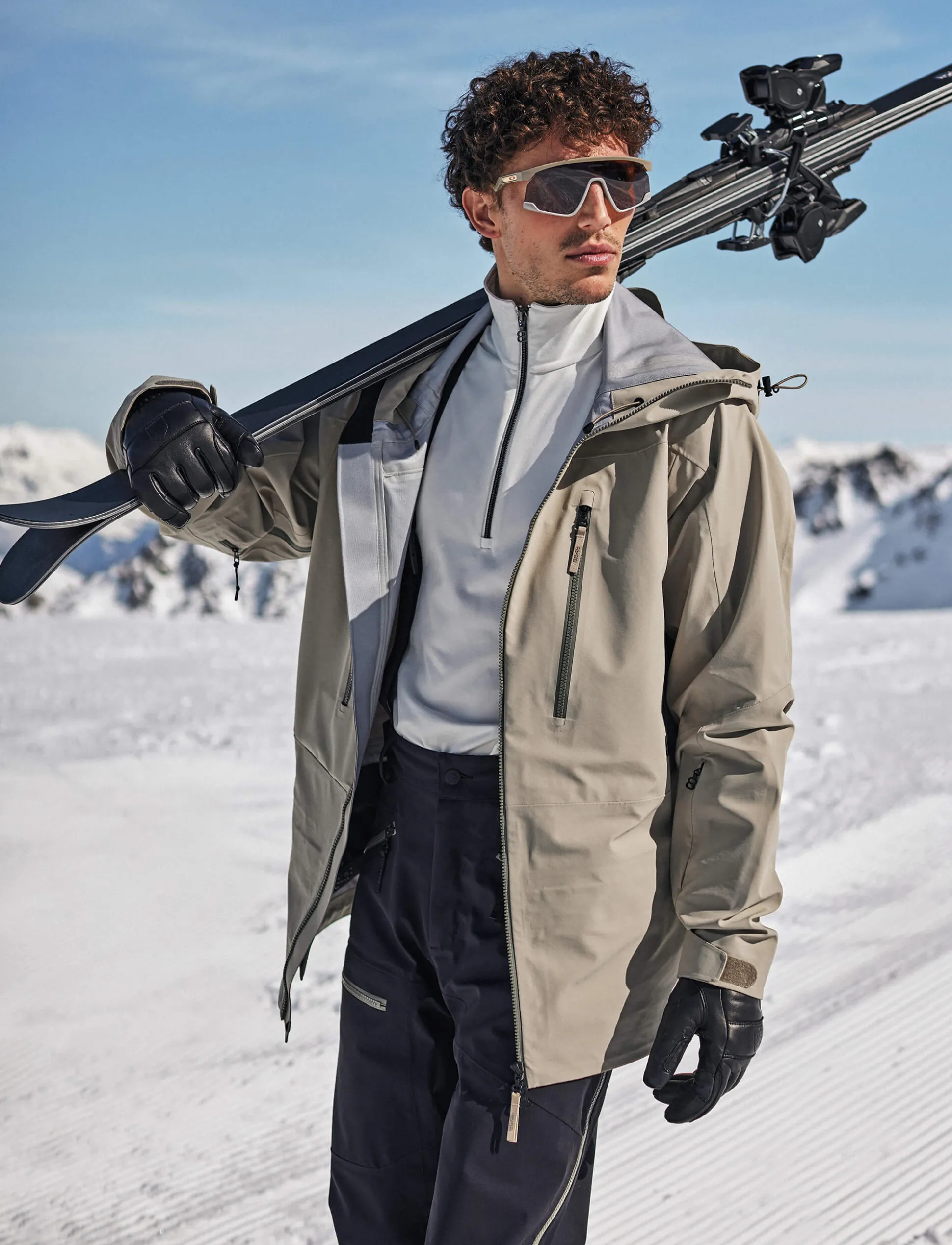 8848 Altitude Gansu 5.0 Shell Jacket - Lt Beige Clearance