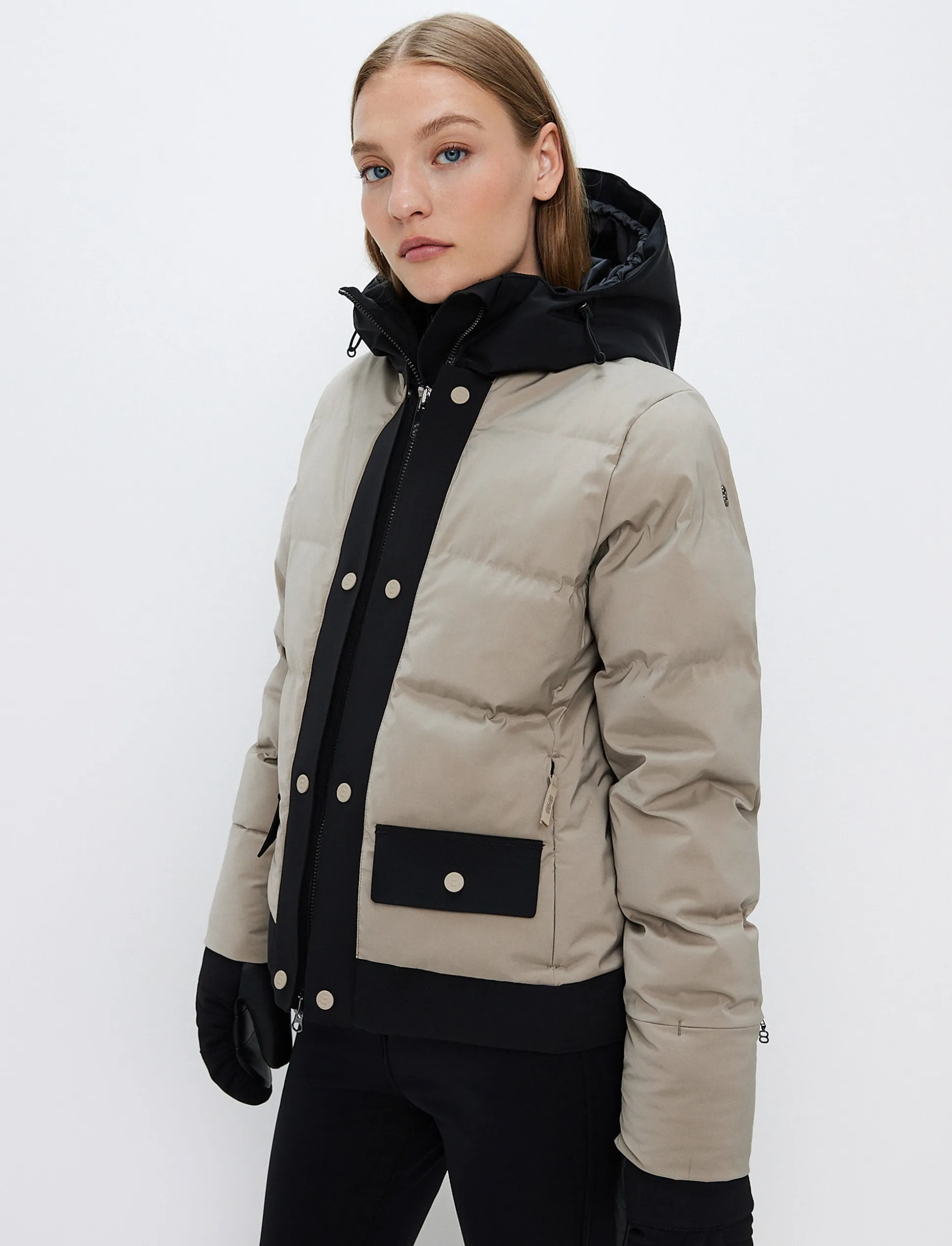 8848 Altitude Harlow W Ski Jacket - Lt Beige New - 8848 Skid Jacka