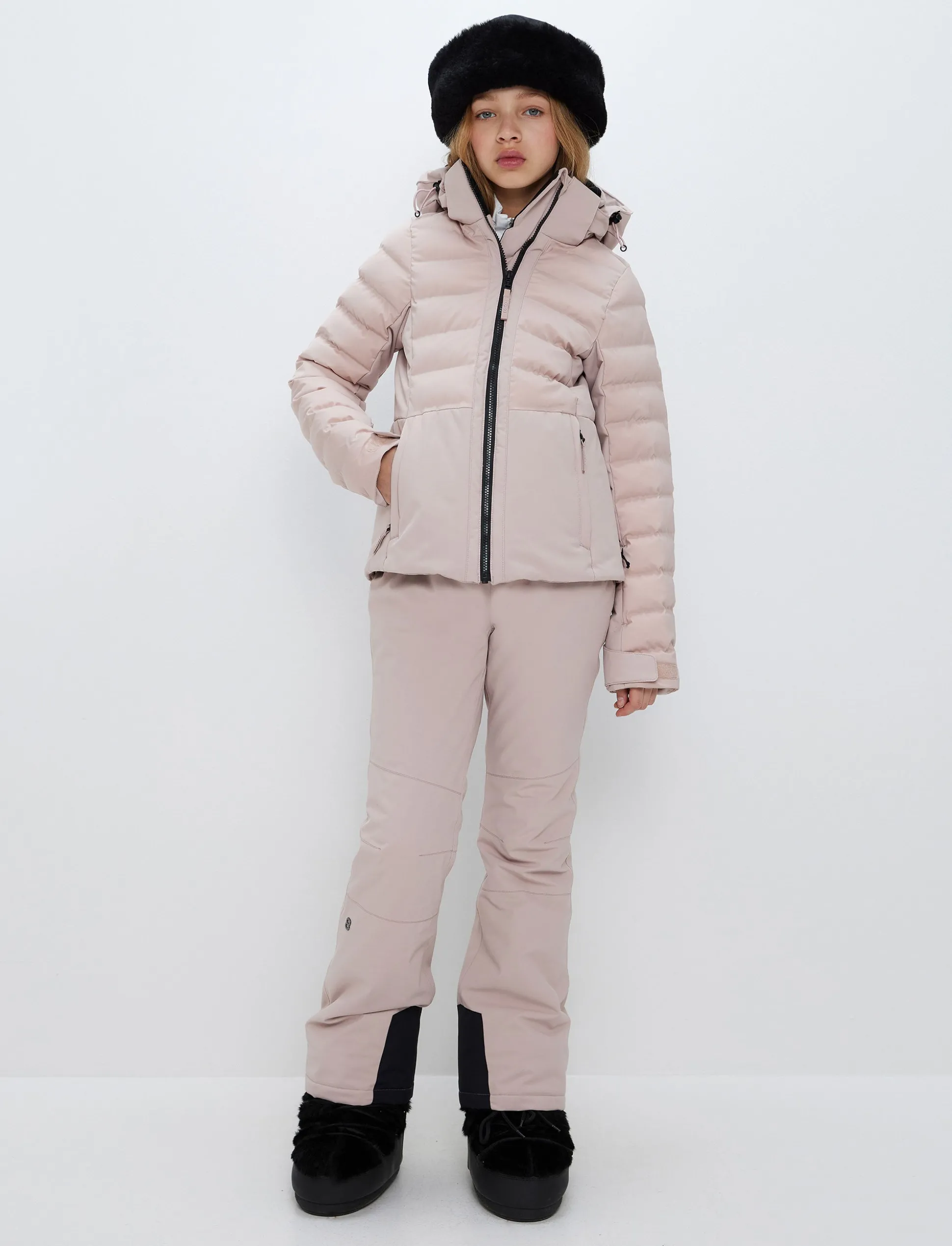 8848 Altitude Keeya JR Ski Jacket - Powder Pink New