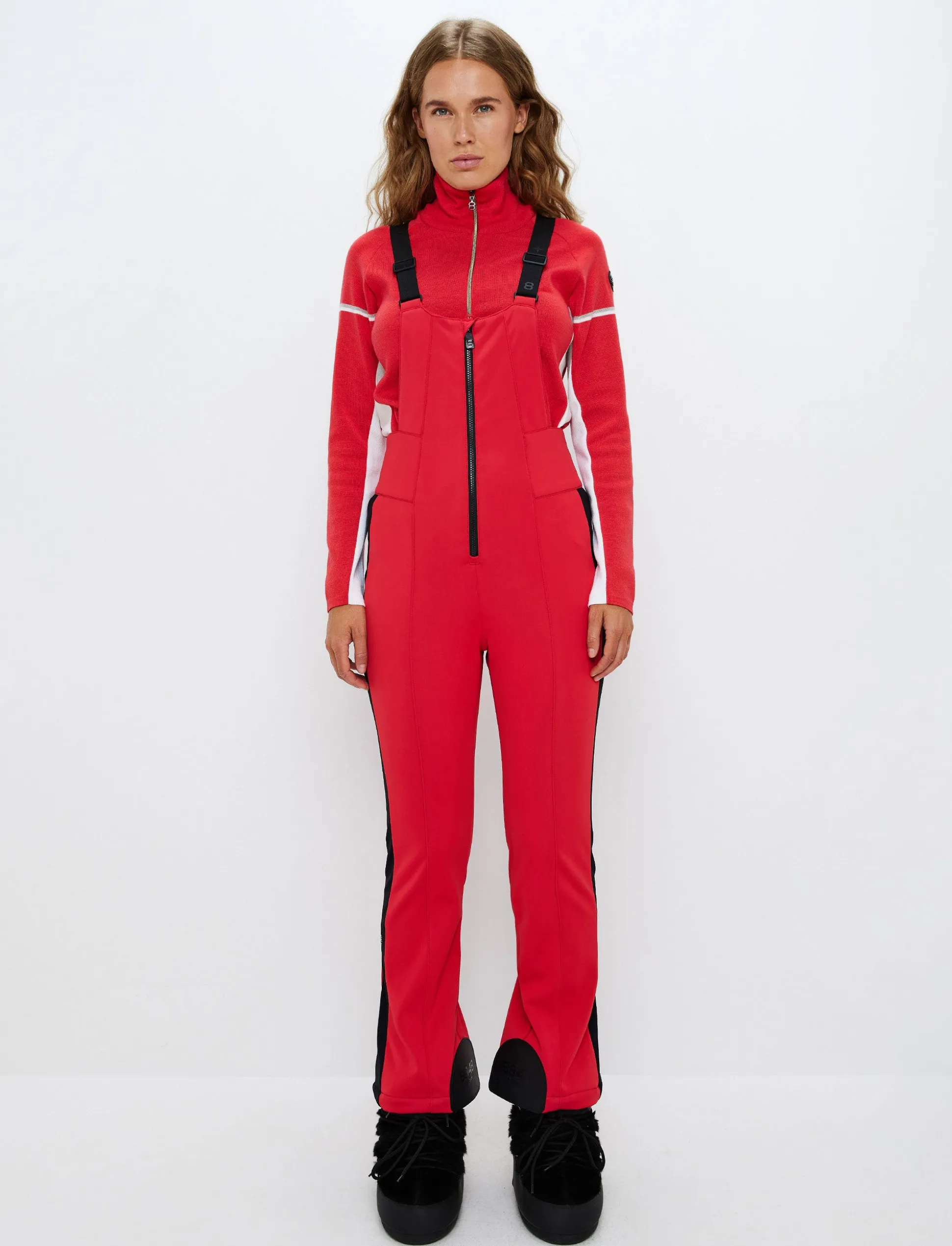 8848 Altitude Maya W Bib Pant - Poinsetta Red Outlet