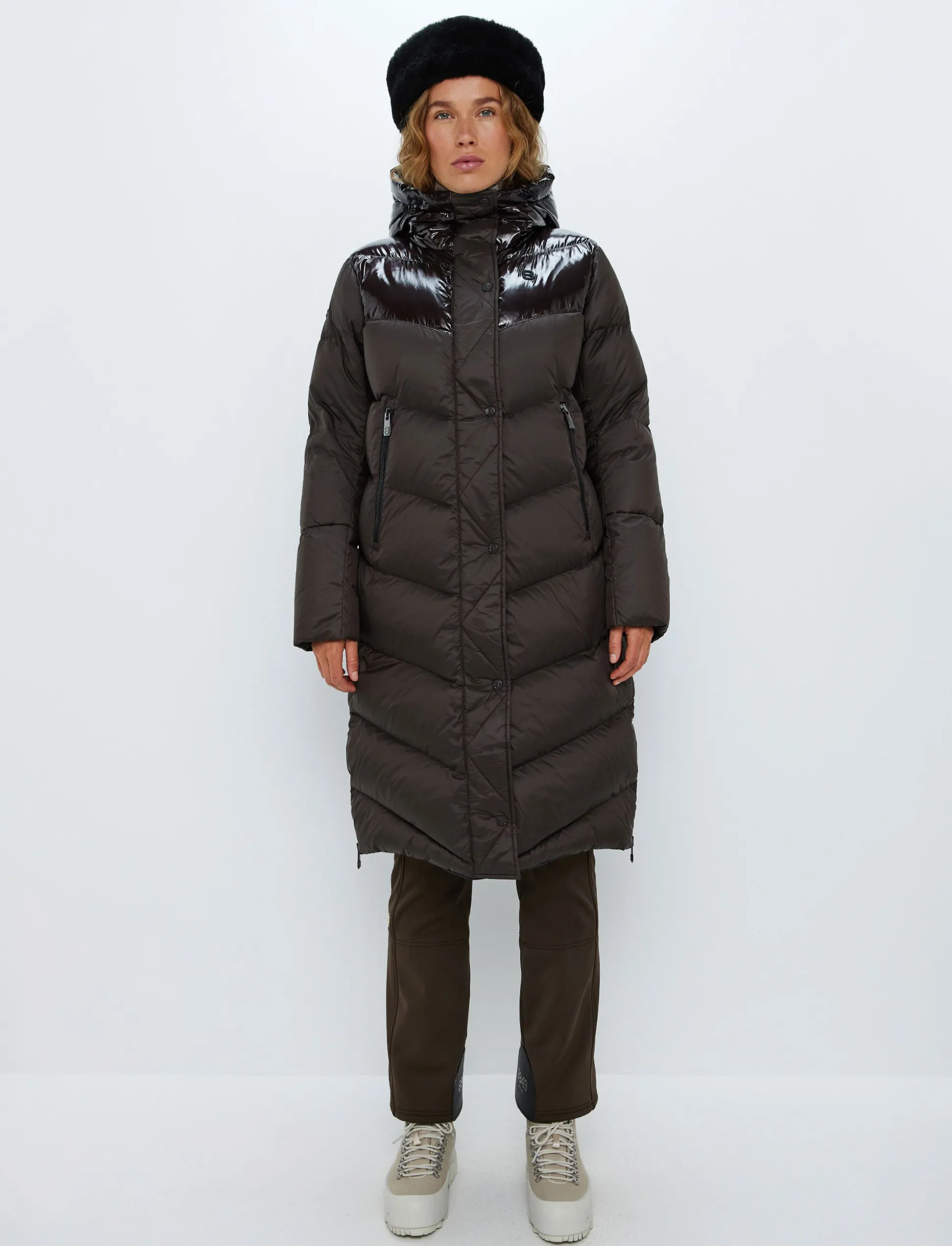 8848 Altitude Milano W Down Coat - Coffea Hot
