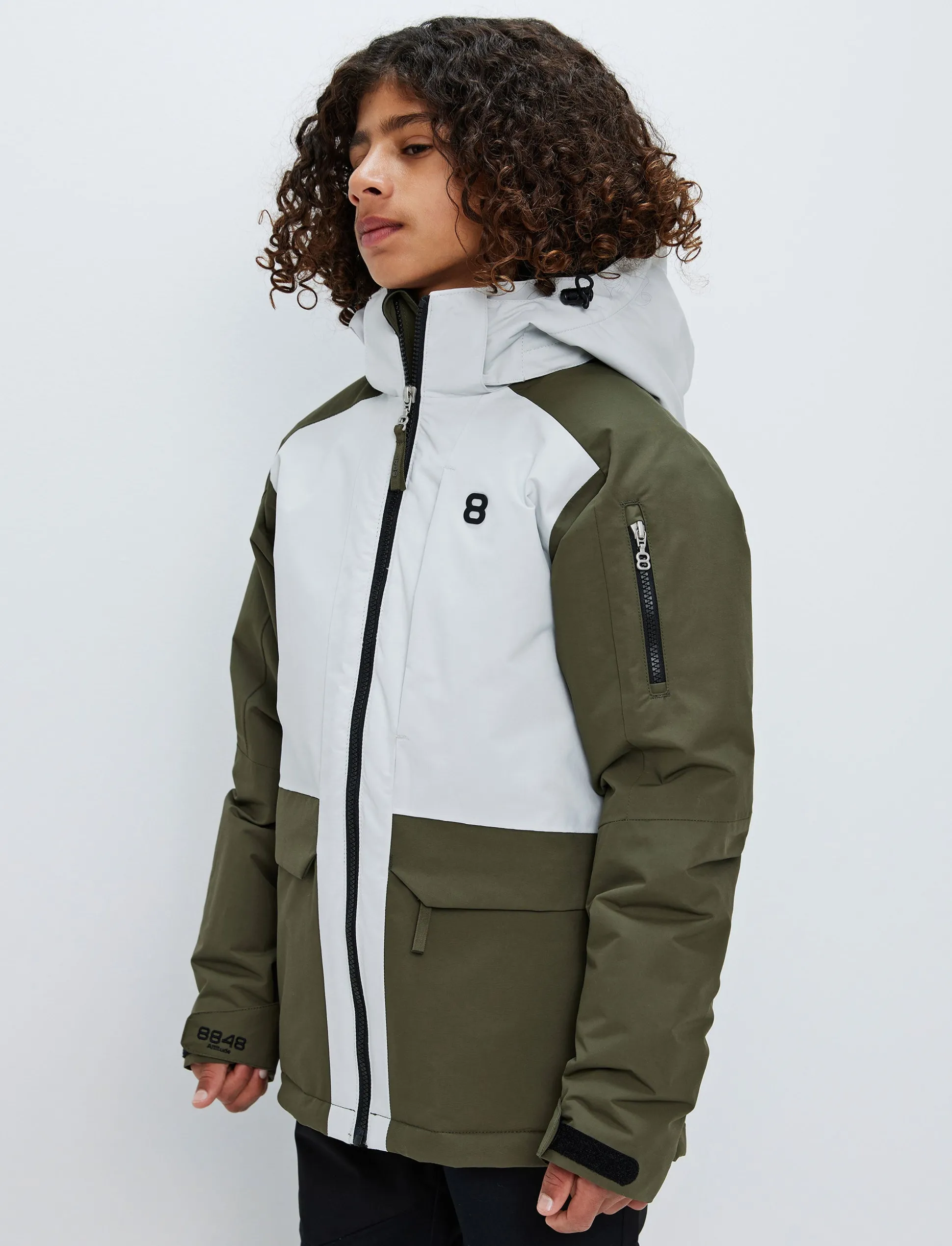miles_jr_ski_jacket__army_green_2.webp 8848 Altitude Miles JR Ski Jacket - Army Green Shop