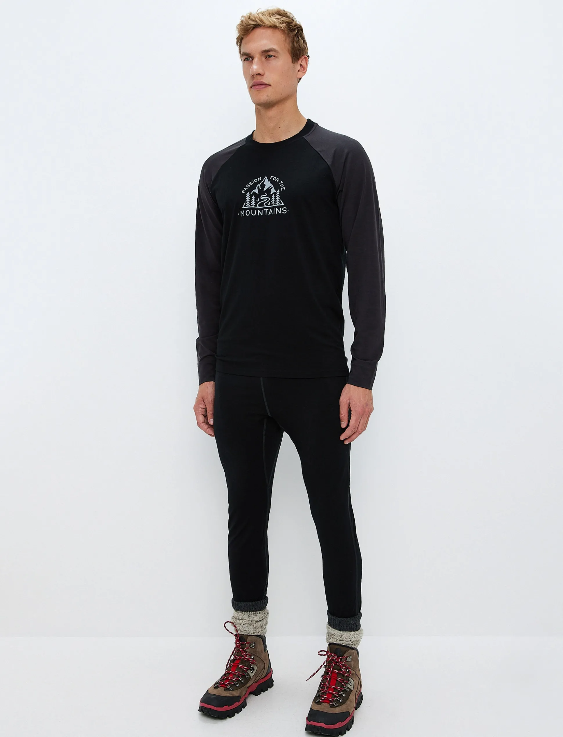 8848 Altitude Polar Wool LS - Black Flash Sale