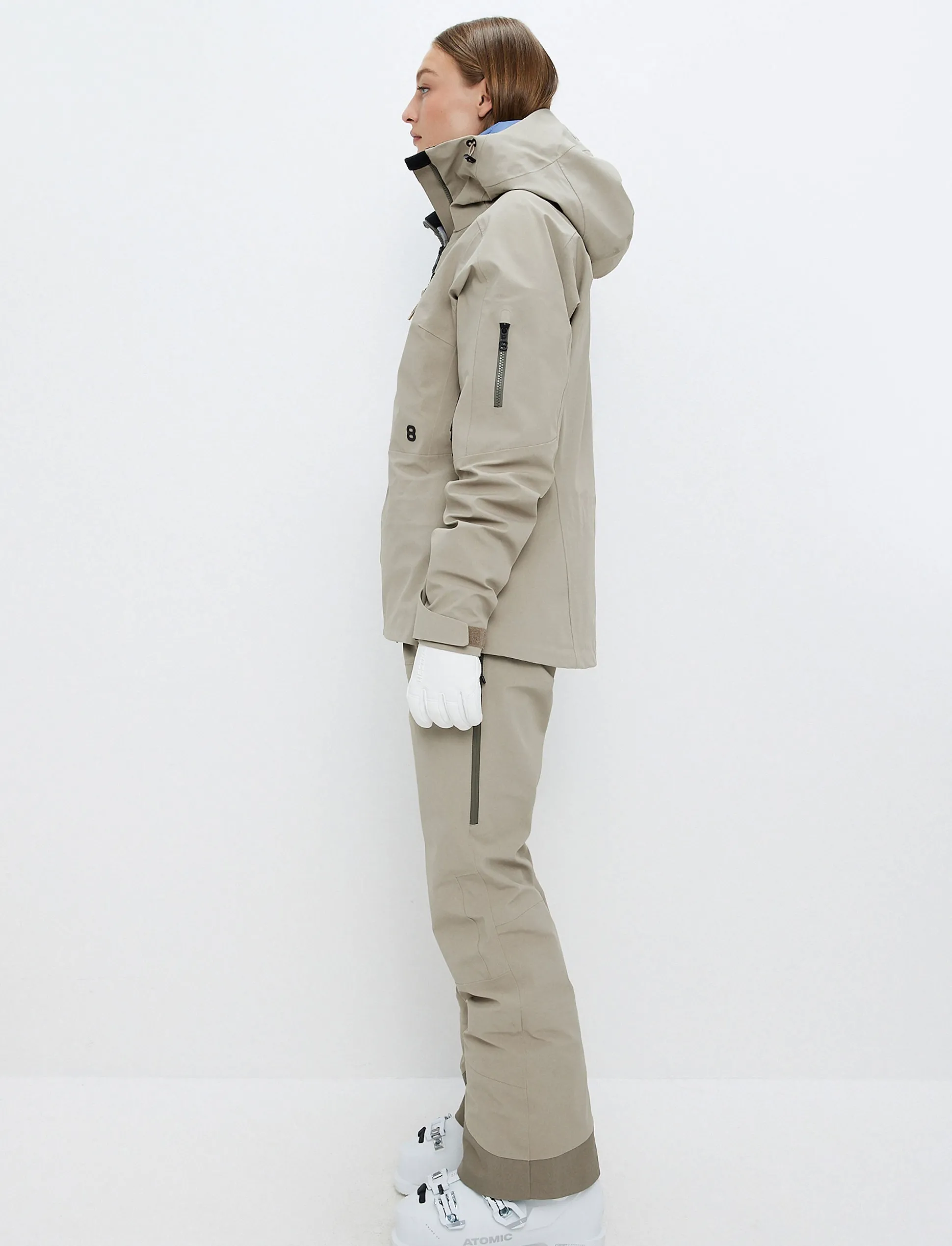 8848 Altitude Pow 3.0 W Shell Jacket - Lt Fallen Rock Discount