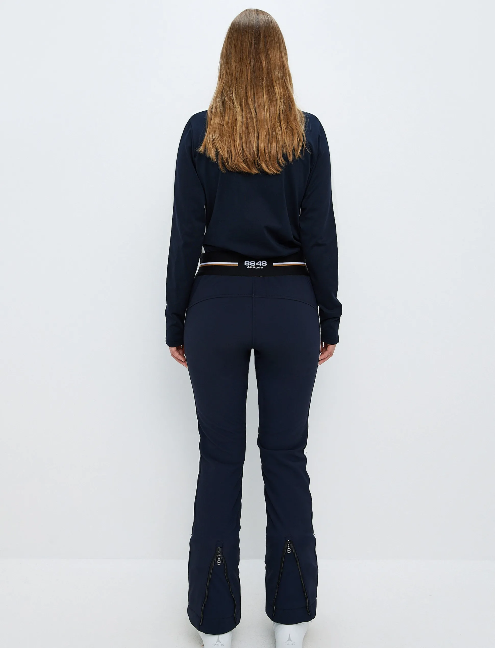 8848 Altitude Randy Star W Pant - Navy/Blanc Outlet