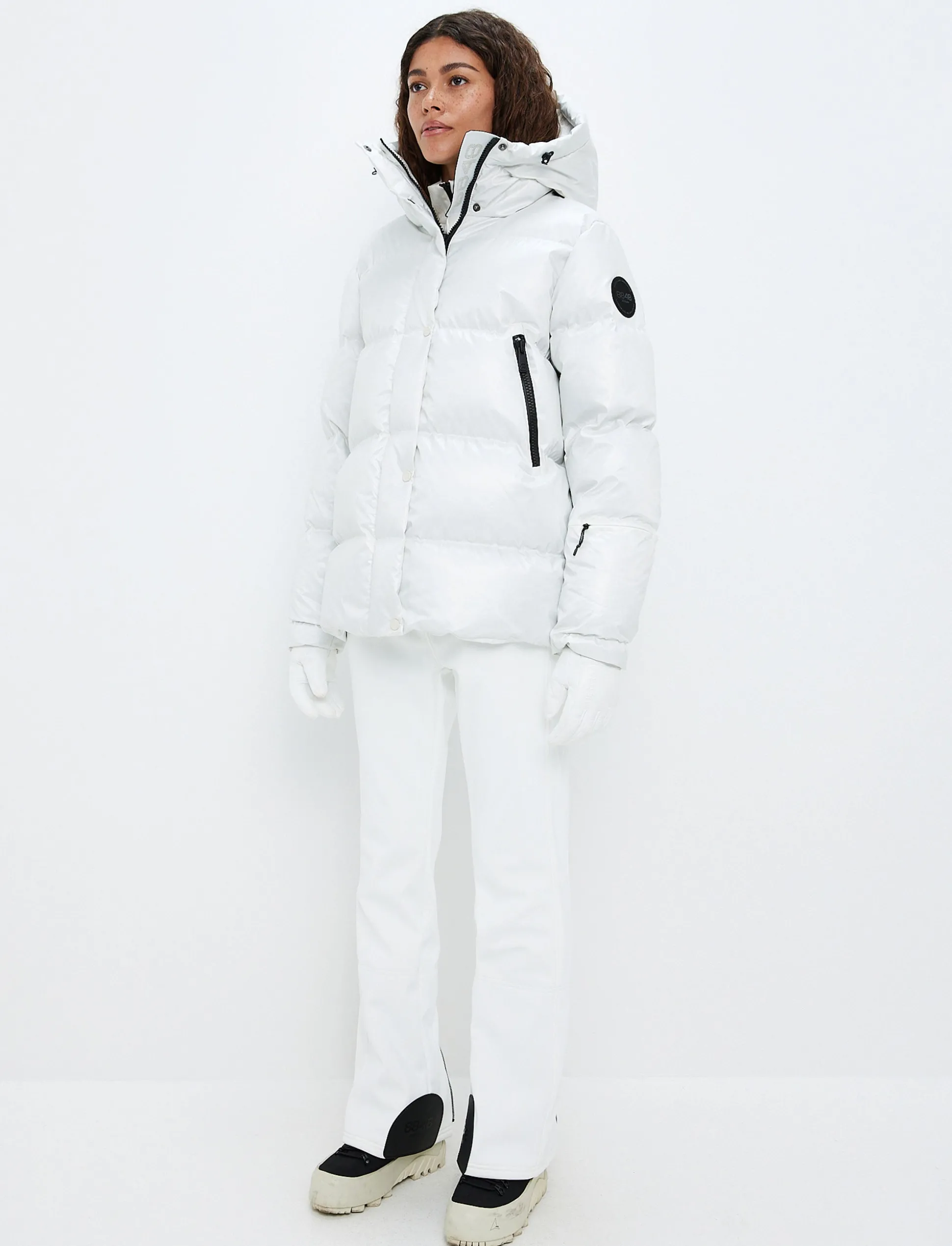 8848 Altitude Sarah W Ski Down Jacket - Blanc Outlet