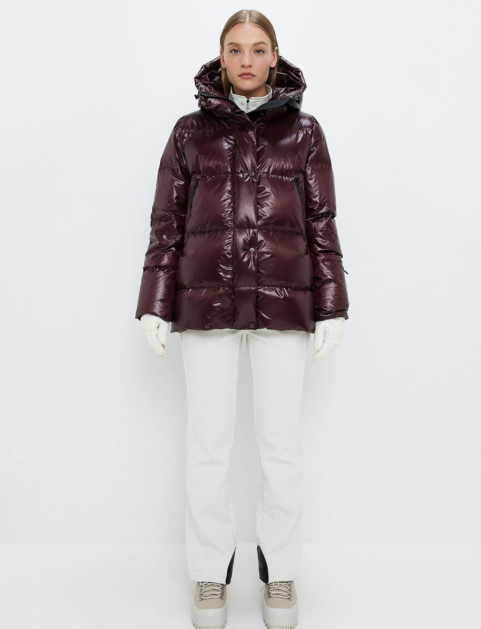 8848 Altitude Sarah W Ski Down Jacket - Dk Burgundy Best