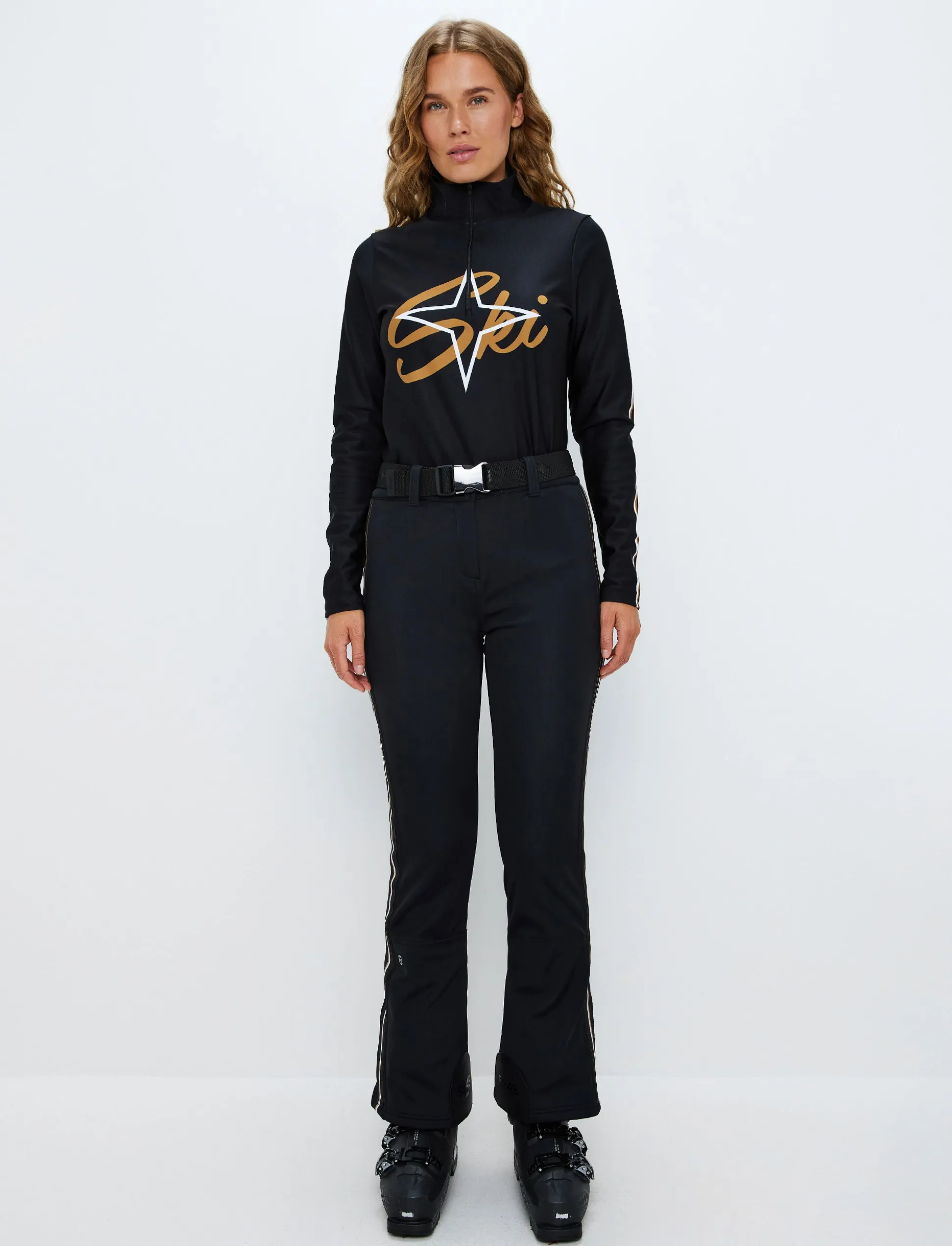 8848 Altitude Tumblr Stripe W Pant - Black Sale