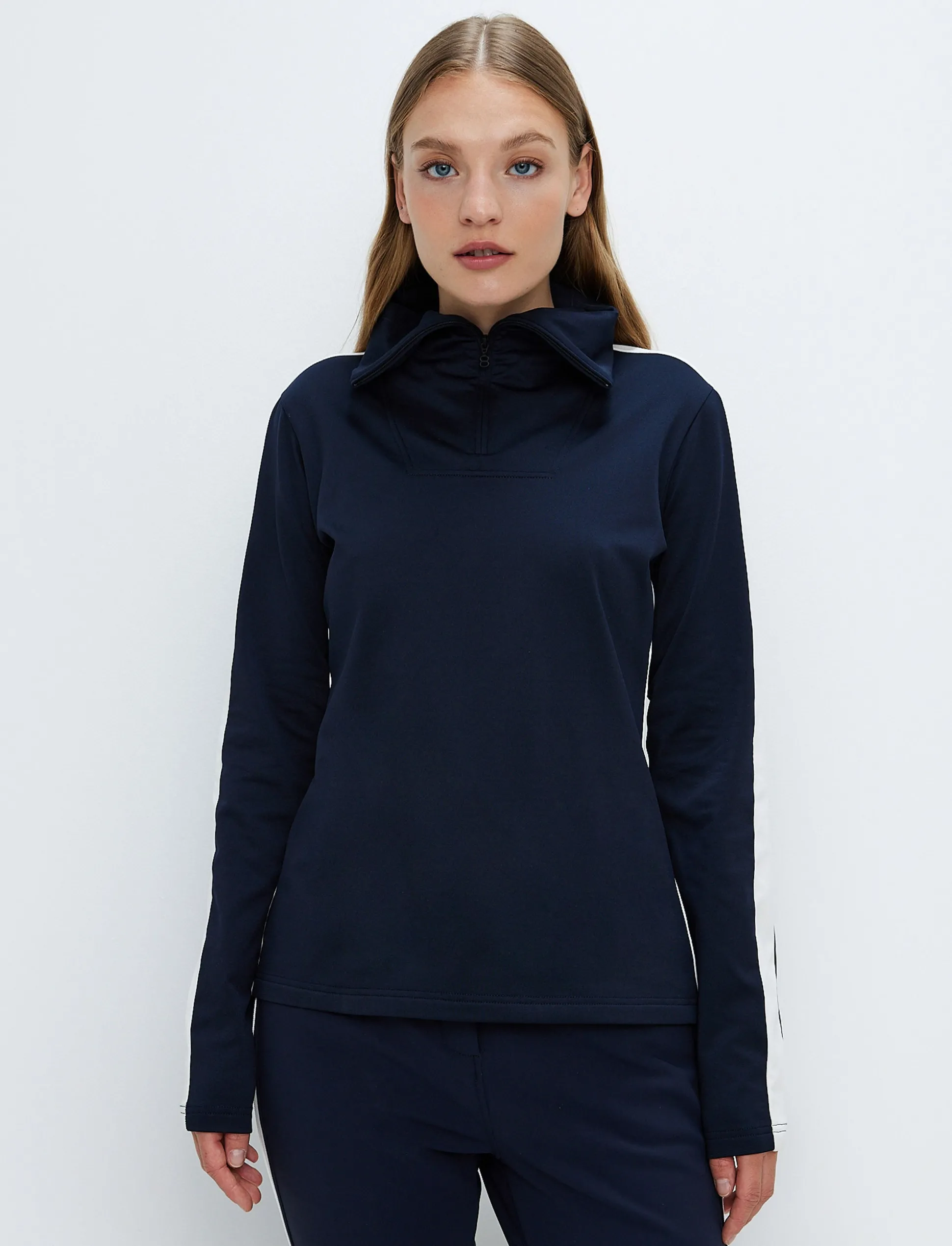 vanessa_w__zip_sweat__navy_2.webp 8848 Altitude Vanessa W 1/2 Zip Sweat - Navy Online